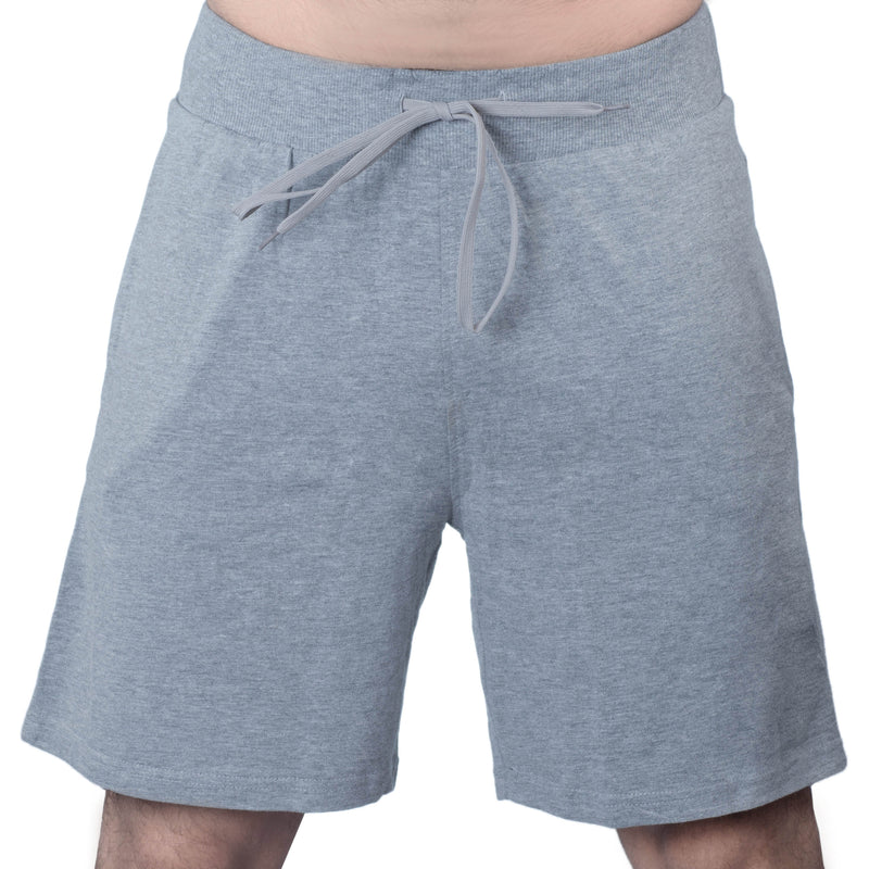 Mens Drawstring Cotton Spandex Sports Yoga Shorts Pants