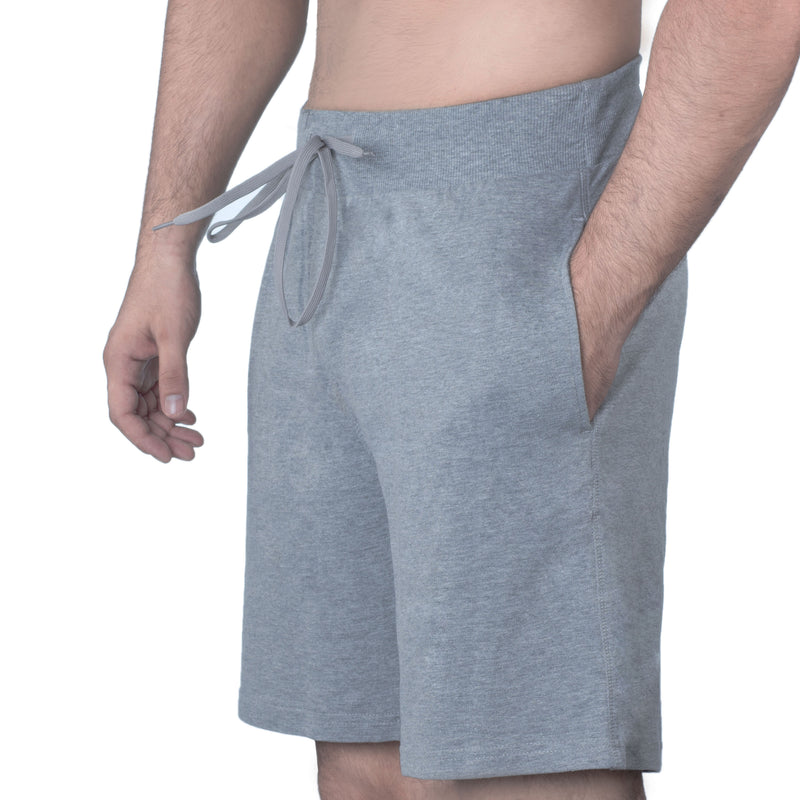 Mens Drawstring Cotton Spandex Sports Yoga Shorts Pants