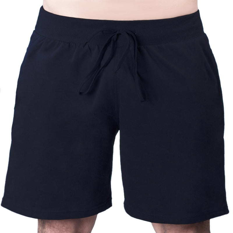 Mens Drawstring Cotton Spandex Sports Yoga Shorts Pants