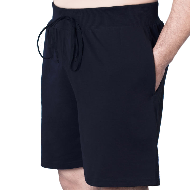 Mens Drawstring Cotton Spandex Sports Yoga Shorts Pants