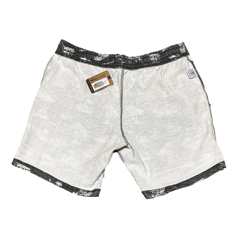 Mens Hawaiian Tropical Print Casual Lightweight Holiday Shorts
