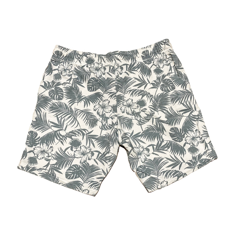 Mens Hawaiian Tropical Print Casual Lightweight Holiday Shorts