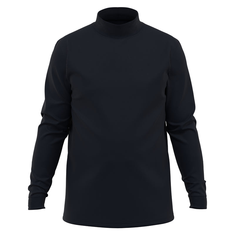 Men's Cotton Mock Turtleneck Pullover Sweater