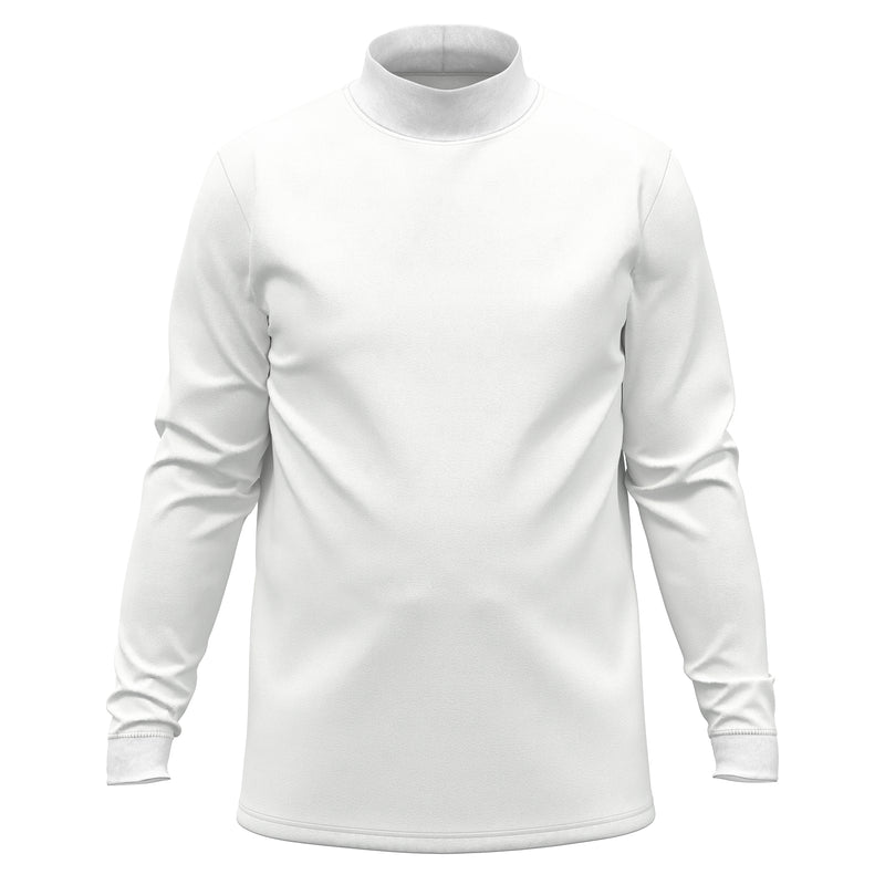 Men's Cotton Mock Turtleneck Pullover Sweater