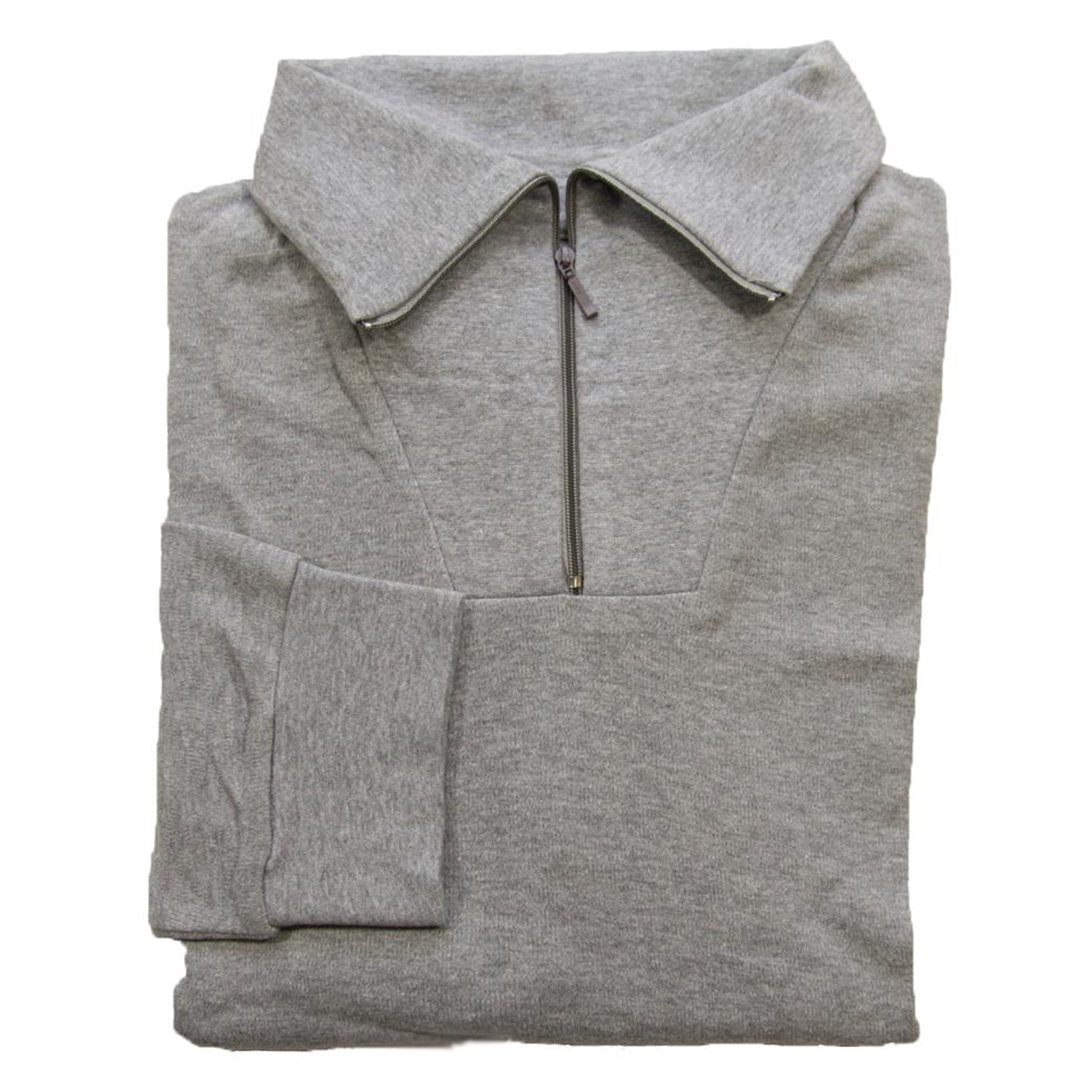 Mens Cotton Ski Zipper Turtleneck Pullover Sweater MaksActivewear