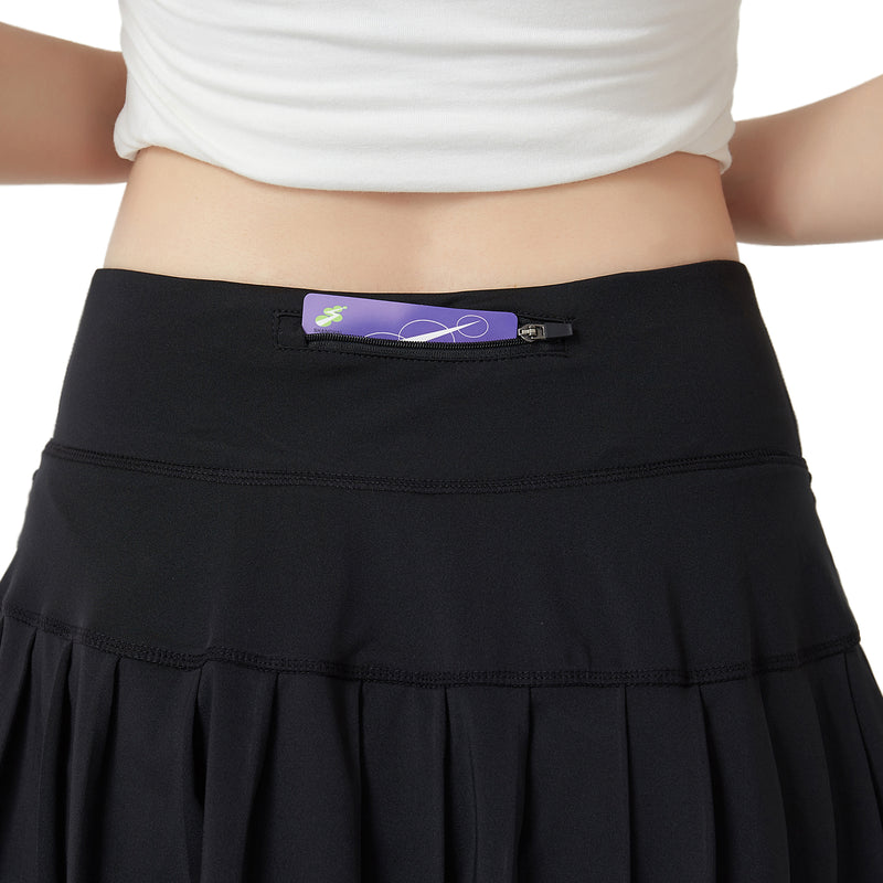 Womens High Waist Pleated Skirts - Pleated Tennis Short Skirt