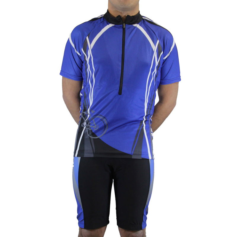 Mens Premium Sublimated Short Sleeve Cycling Jersey