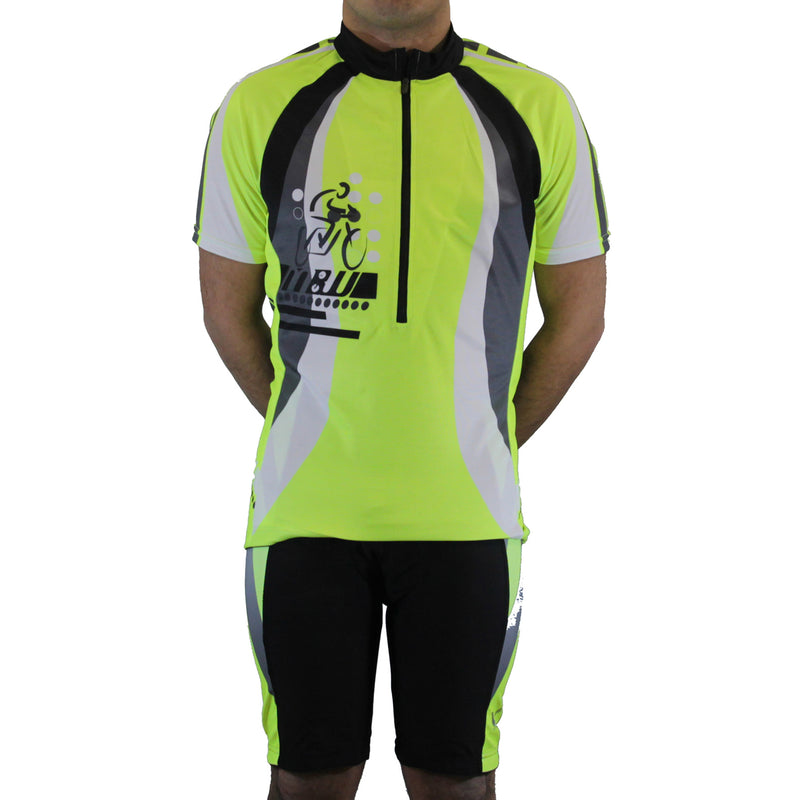 Mens Premium Sublimated Short Sleeve Cycling Jersey