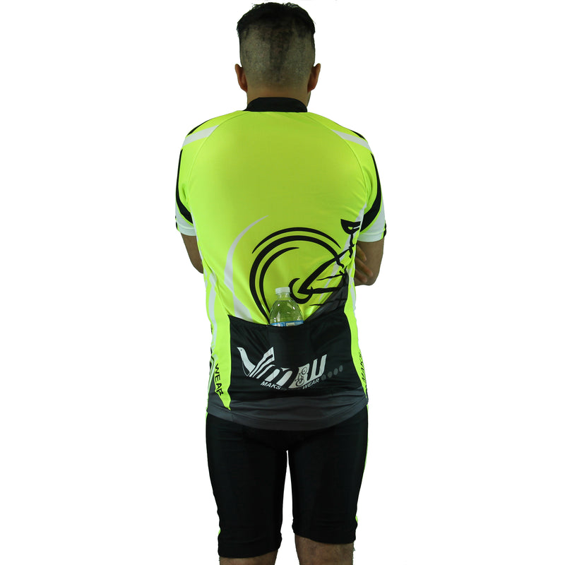 Mens Premium Sublimated Short Sleeve Cycling Jersey