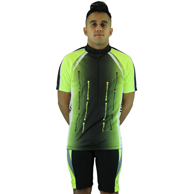 Mens Premium Sublimated Short Sleeve Cycling Jersey