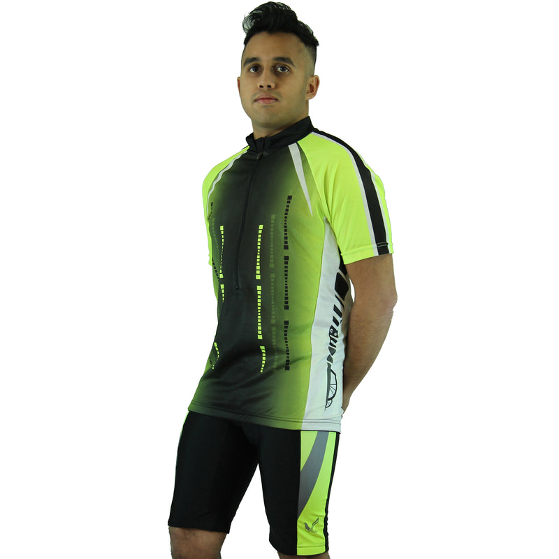 Mens Premium Sublimated Short Sleeve Cycling Jersey