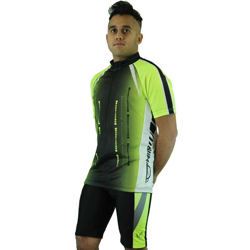 Mens Sublimated Short Sleeve Cycling Jersey