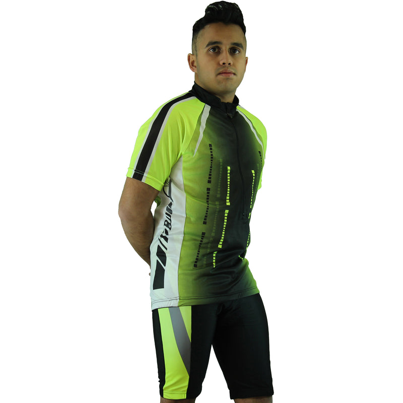 Mens Premium Sublimated Short Sleeve Cycling Jersey