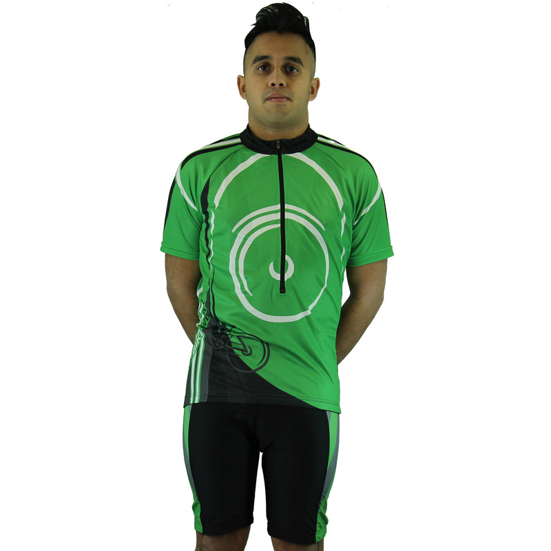 Mens Premium Sublimated Short Sleeve Cycling Jersey
