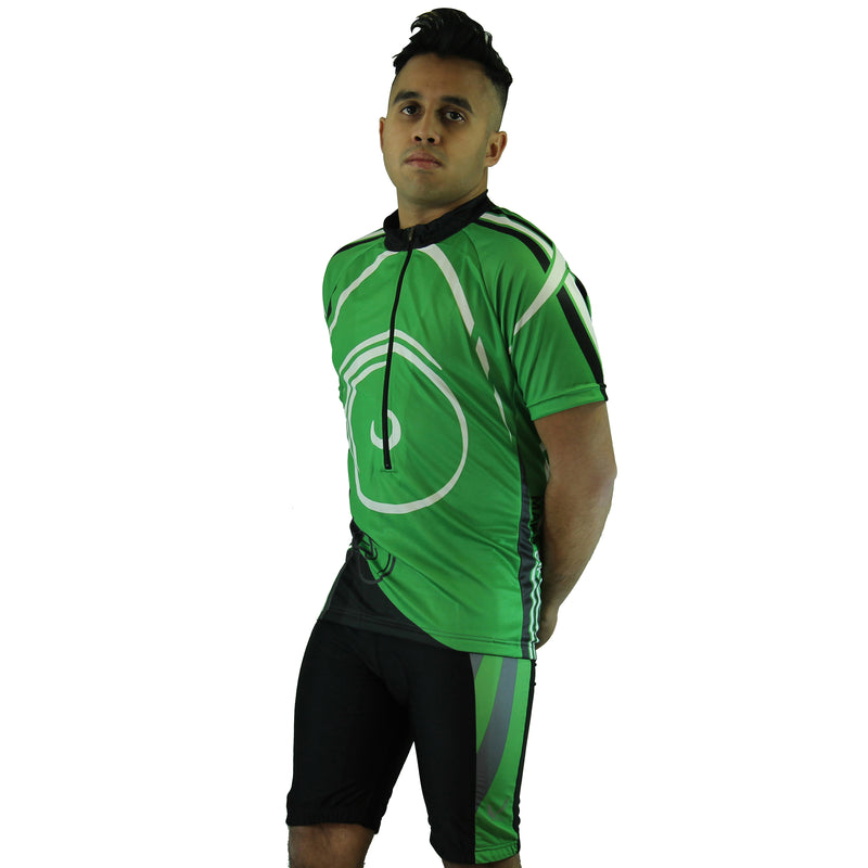 Mens Premium Sublimated Short Sleeve Cycling Jersey