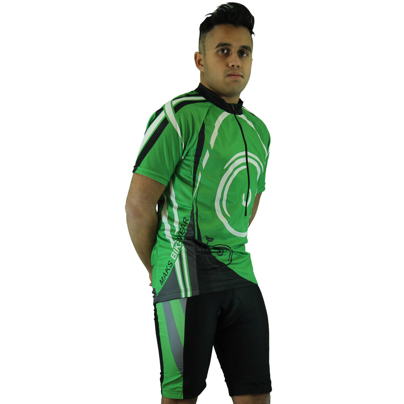 Mens Premium Sublimated Short Sleeve Cycling Jersey