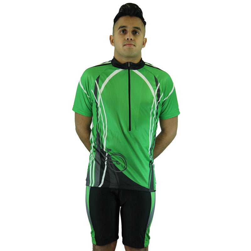 Mens Premium Sublimated Short Sleeve Cycling Jersey