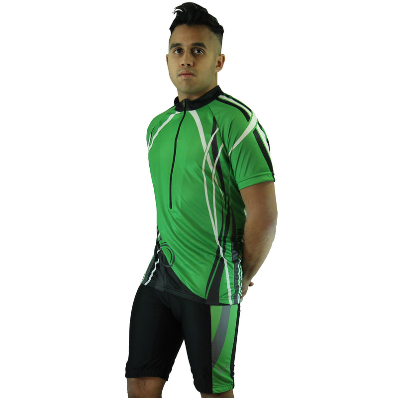 Mens Premium Sublimated Short Sleeve Cycling Jersey