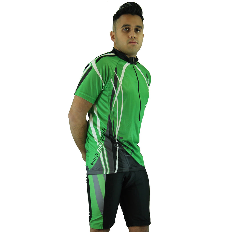 Mens Premium Sublimated Short Sleeve Cycling Jersey