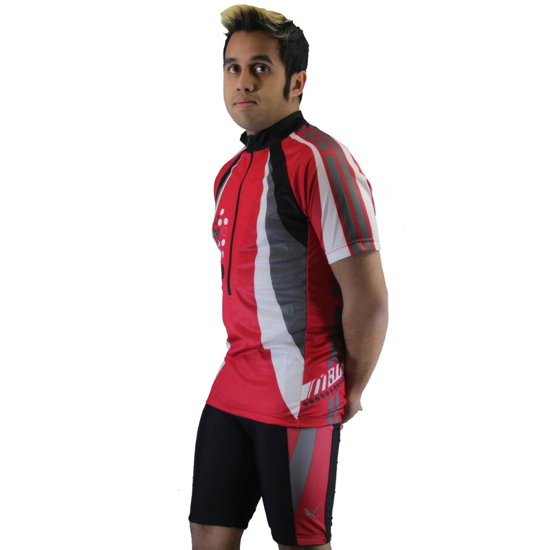 Mens Premium Sublimated Short Sleeve Cycling Jersey