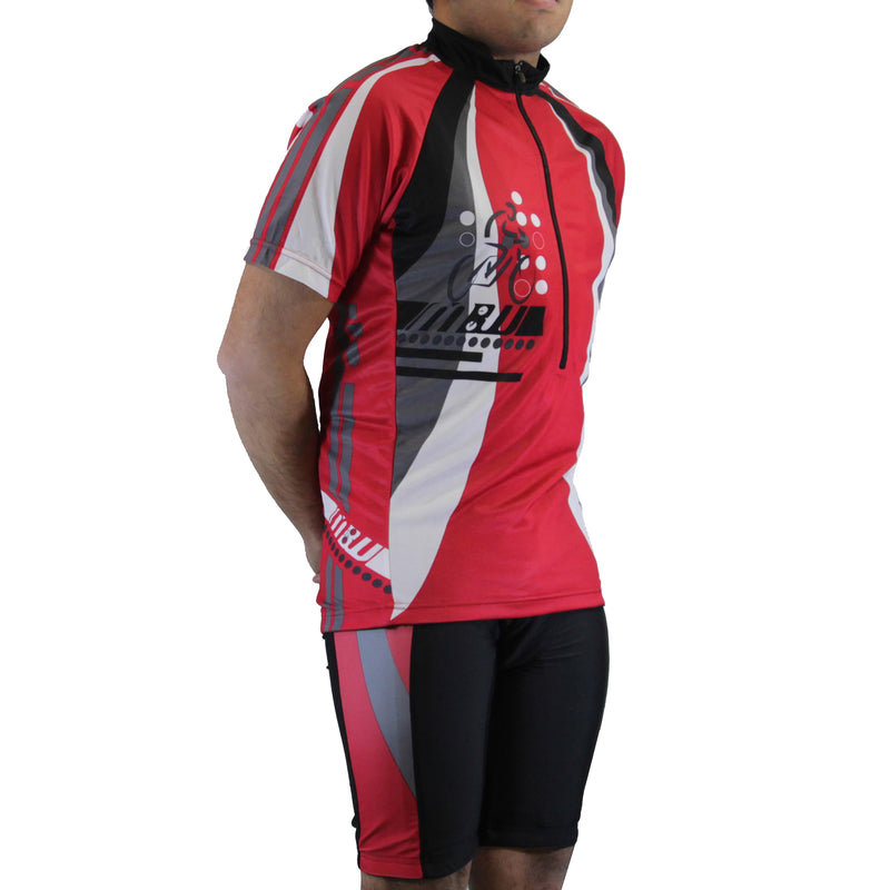 Mens Premium Sublimated Short Sleeve Cycling Jersey