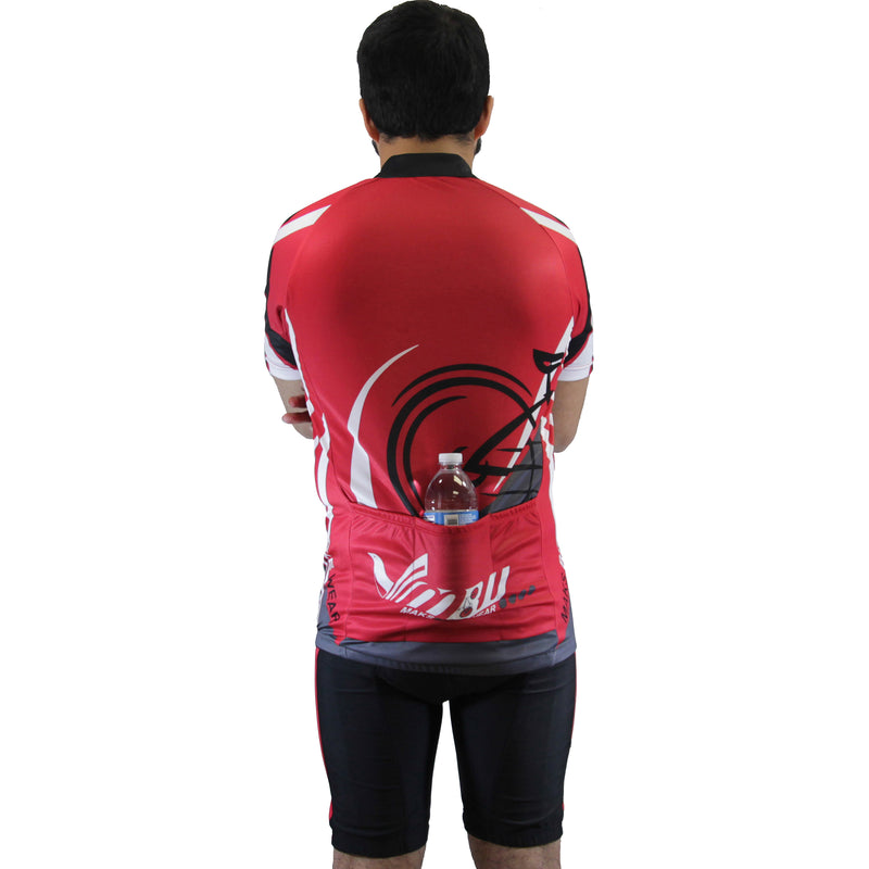 Mens Premium Sublimated Short Sleeve Cycling Jersey