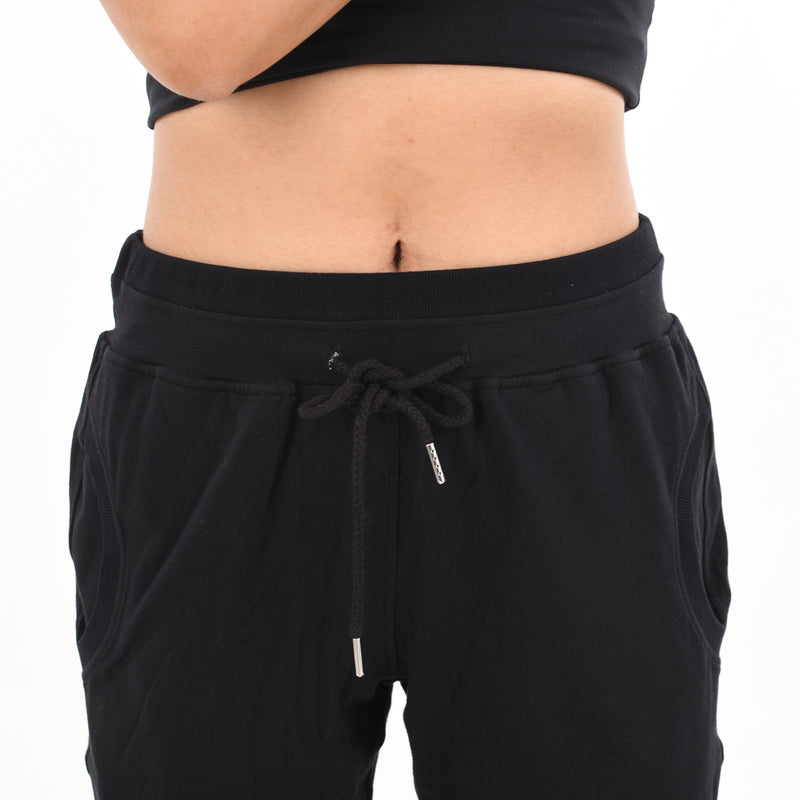 Ladies Drawstring Cotton Lycra Euro Design Casual Sports Barmuda Shorts