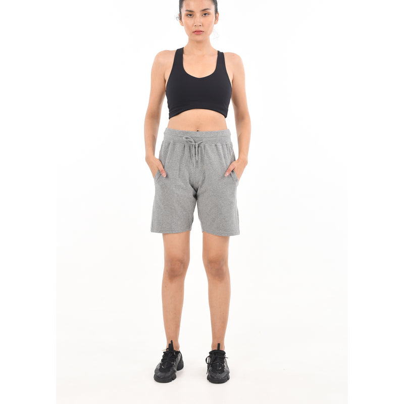 Ladies Drawstring Cotton Lycra Euro Design Casual Sports Barmuda Shorts
