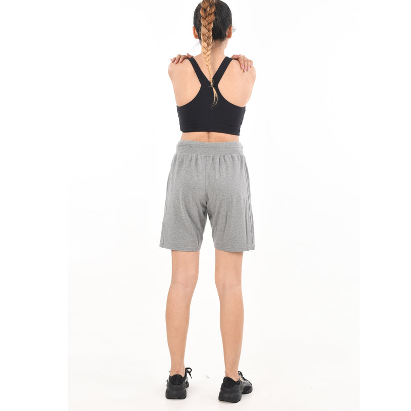 Ladies Drawstring Cotton Lycra Euro Design Casual Sports Barmuda Shorts