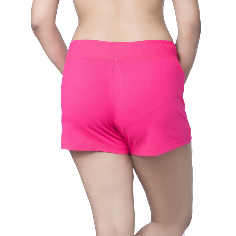 Ladies Drawstring Cotton Shorts
