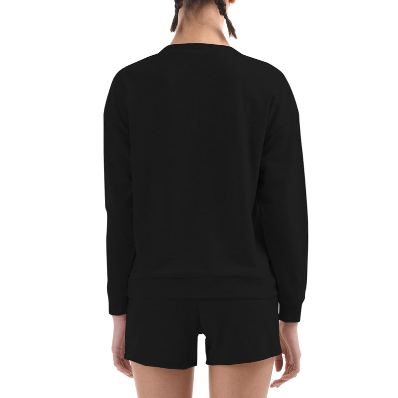 Womens Two Piece Top and Shorts Loungewear Set