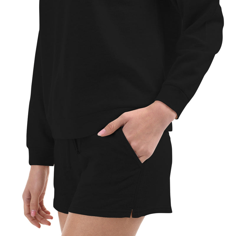 Womens Two Piece Top and Shorts Loungewear Set