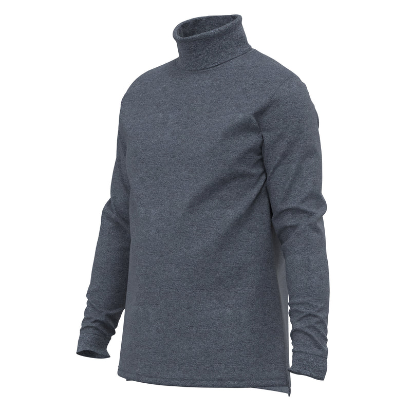 Men's Cotton Mock Turtleneck Pullover Sweater