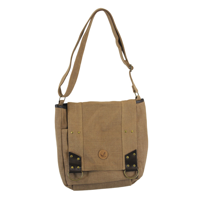 Cotton and Jute Sustainable Messenger Bags for Men and Women