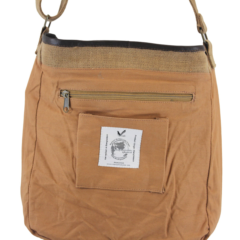 Jute-Cotton Messenger Bag