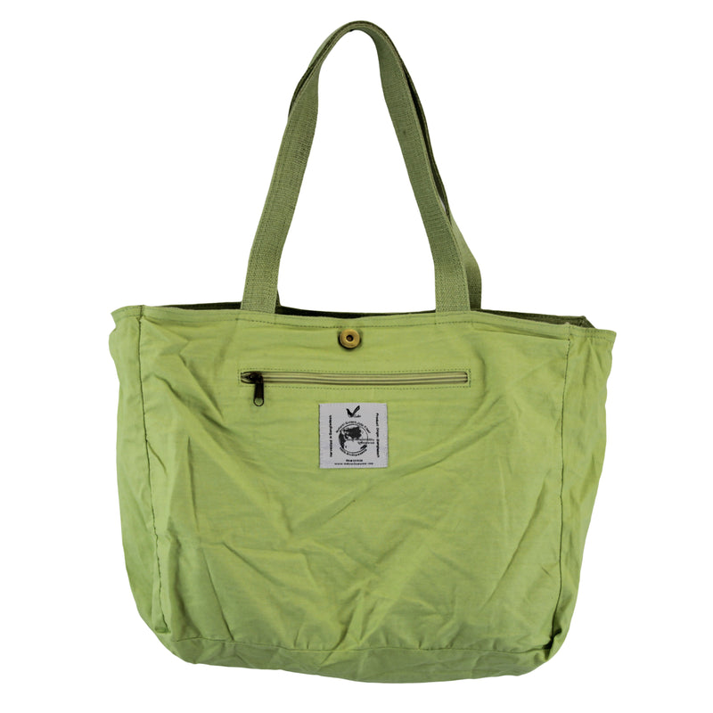 Premium and Convenient Jute-Cotton Tote Bag with Canvas Pocket