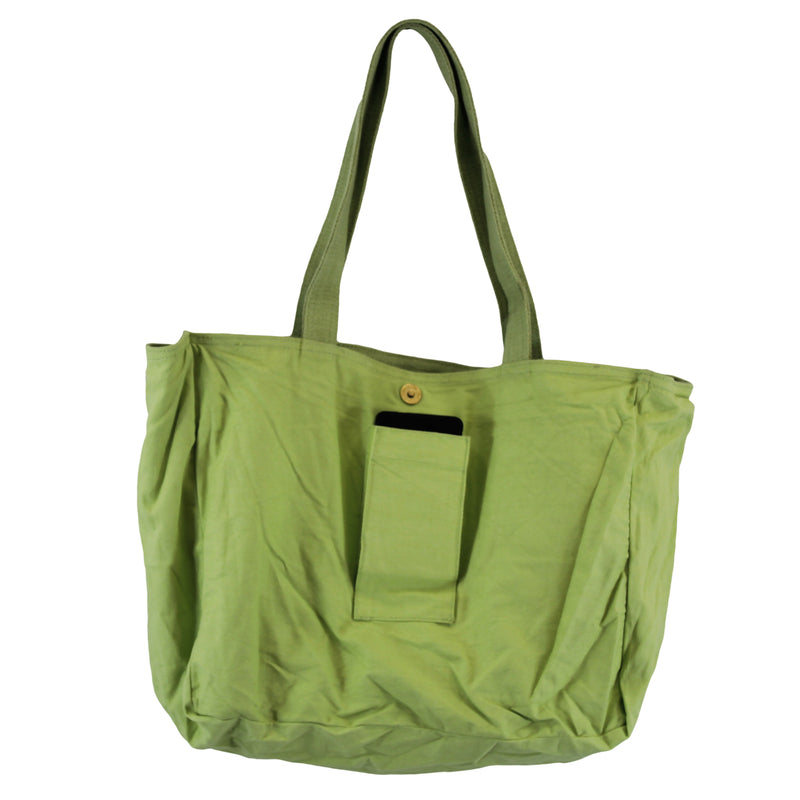 Premium and Convenient Jute-Cotton Tote Bag with Canvas Pocket
