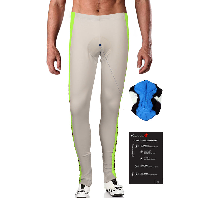 Mens Padded Thermal Cycling Pants