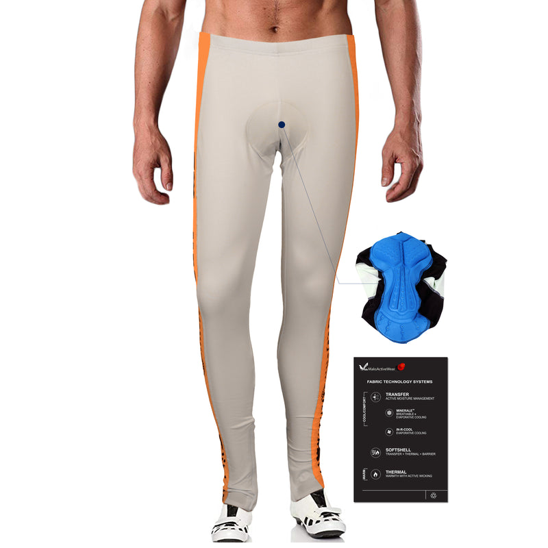 High Quality Padded Thermal Cycling Long Pants for Men