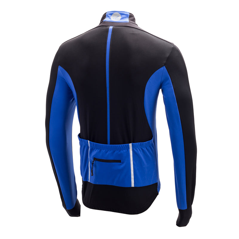 Mens Reflective Waterproof Windproof Long Sleeve Winter Cycling Jacket