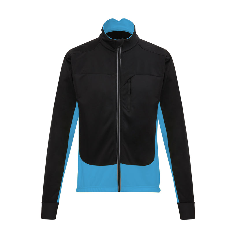 Mens Reflective Waterproof Windproof Long Sleeve Winter Cycling Jacket