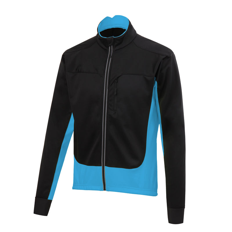 Mens Reflective Waterproof Windproof Long Sleeve Winter Cycling Jacket