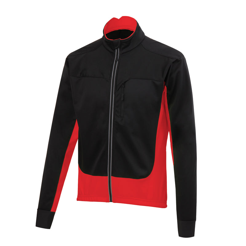 Mens Reflective Waterproof Windproof Long Sleeve Winter Cycling Jacket