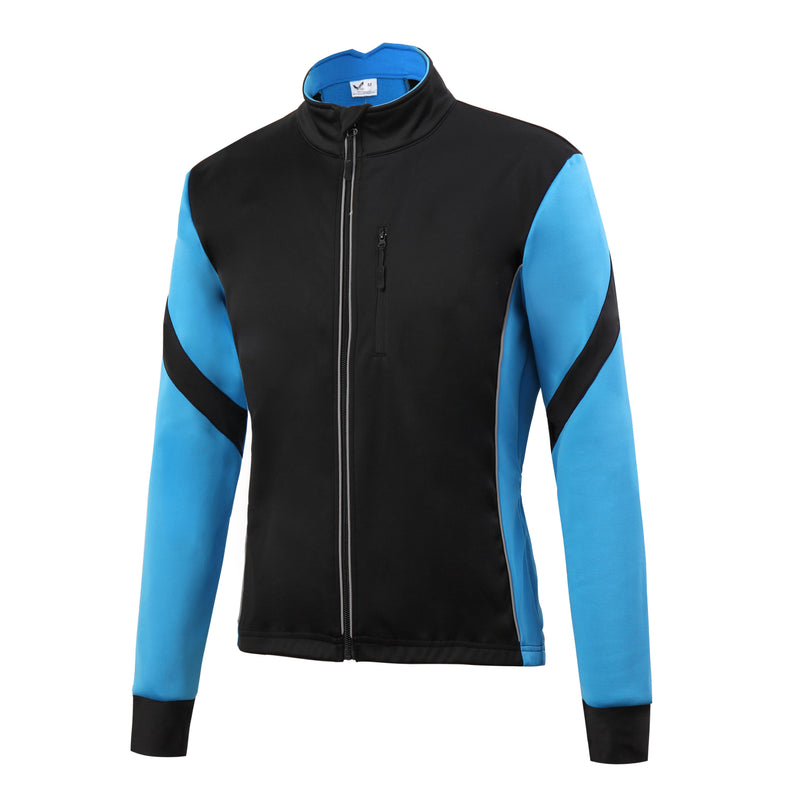 Mens Reflective Waterproof Windproof Long Sleeve Winter Cycling Jacket