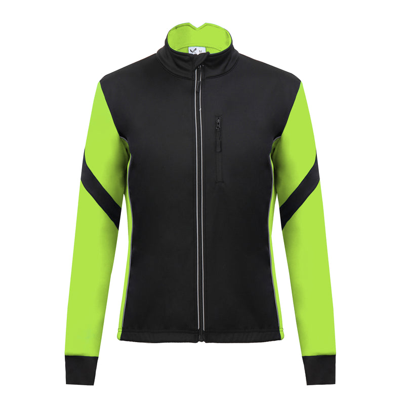 Mens Reflective Waterproof Windproof Long Sleeve Winter Cycling Jacket