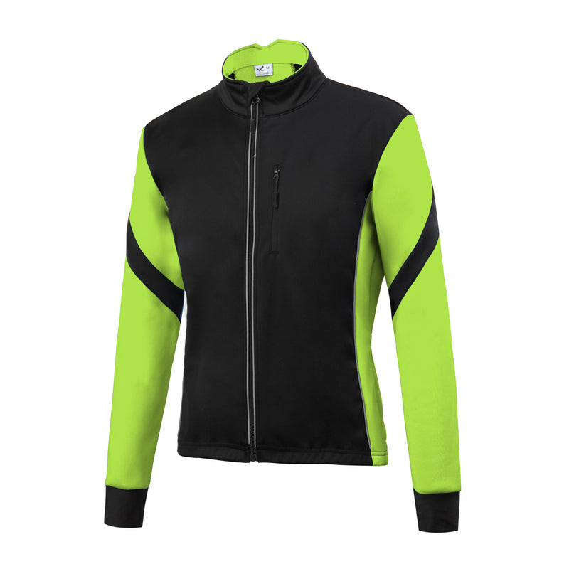 Mens Reflective Waterproof Windproof Long Sleeve Winter Cycling Jacket