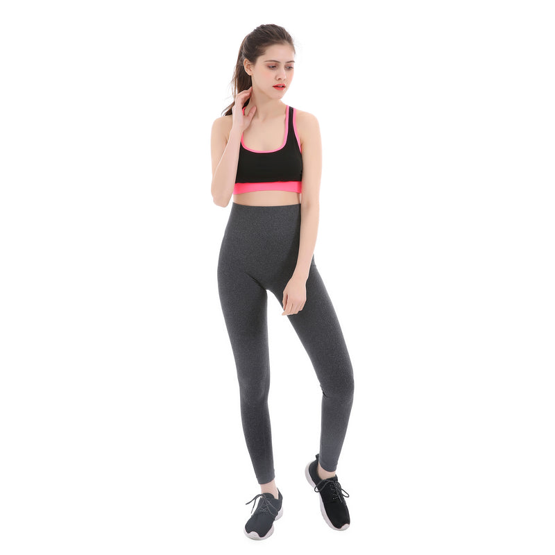 Junior/Petite Womens Black Seamless Leggings