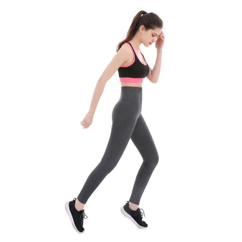 Junior/Petite Womens Black Seamless Leggings