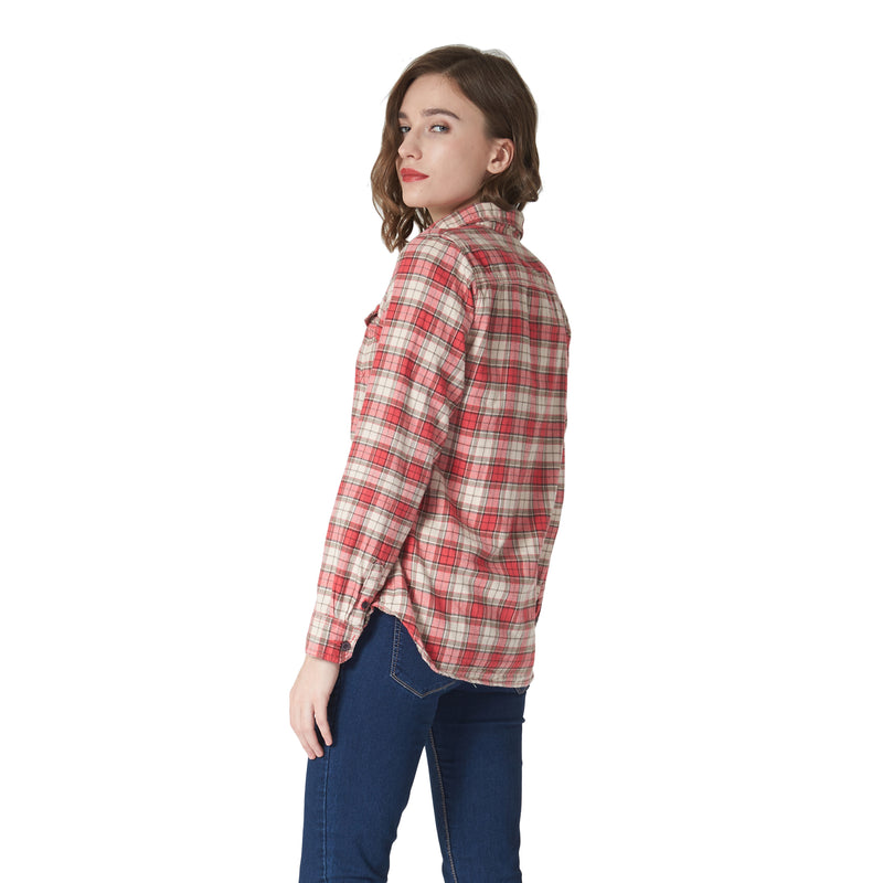 Womens Flannel Cotton Shirt