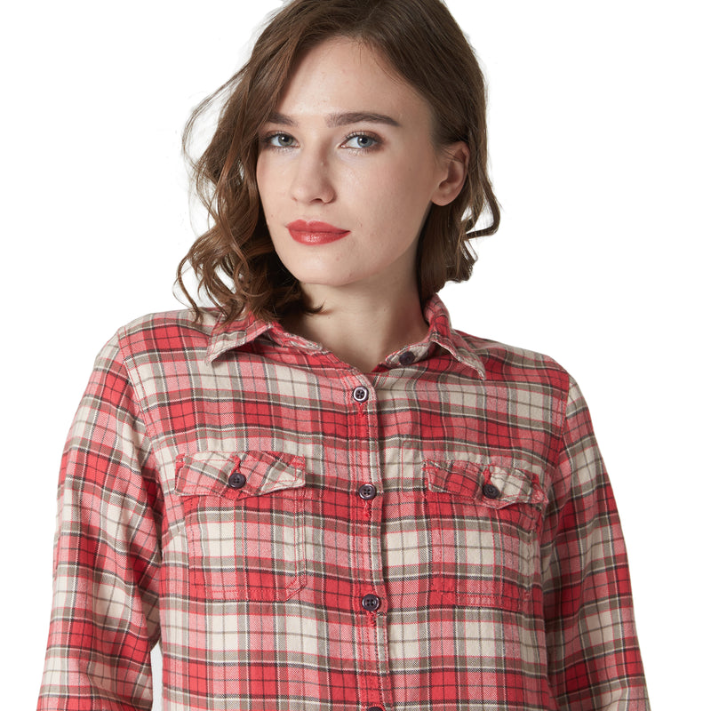 Womens Flannel Cotton Shirt